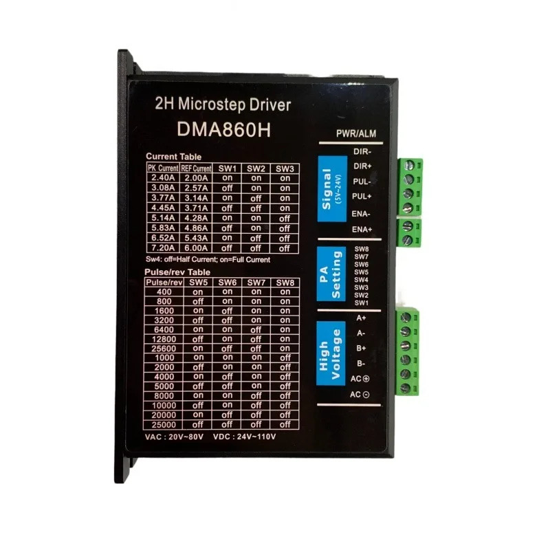 DM860H 86 디지털 스테퍼 모터 드라이버는 팬 Rexay DMA860 MA860을 대체