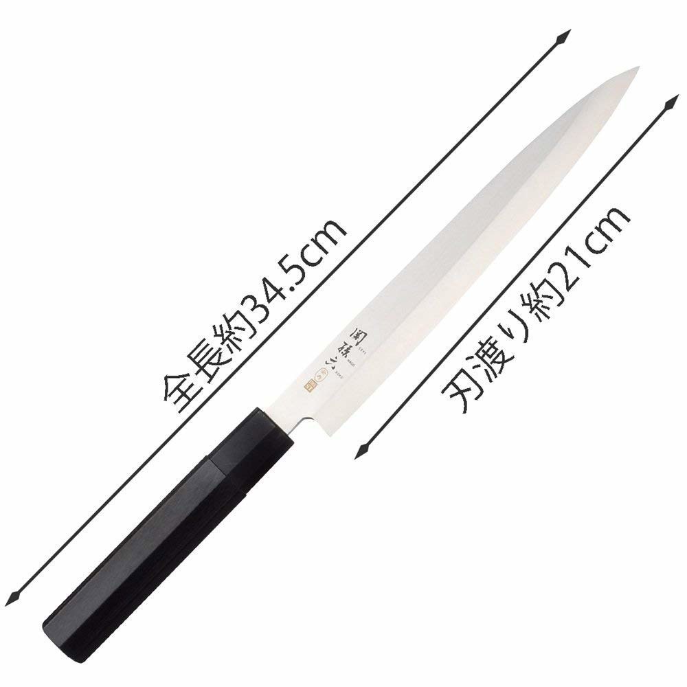 Seki Magoroku 일본 스시 사시미 나이프 210mm 야나기 ST - 상세 이미지 3