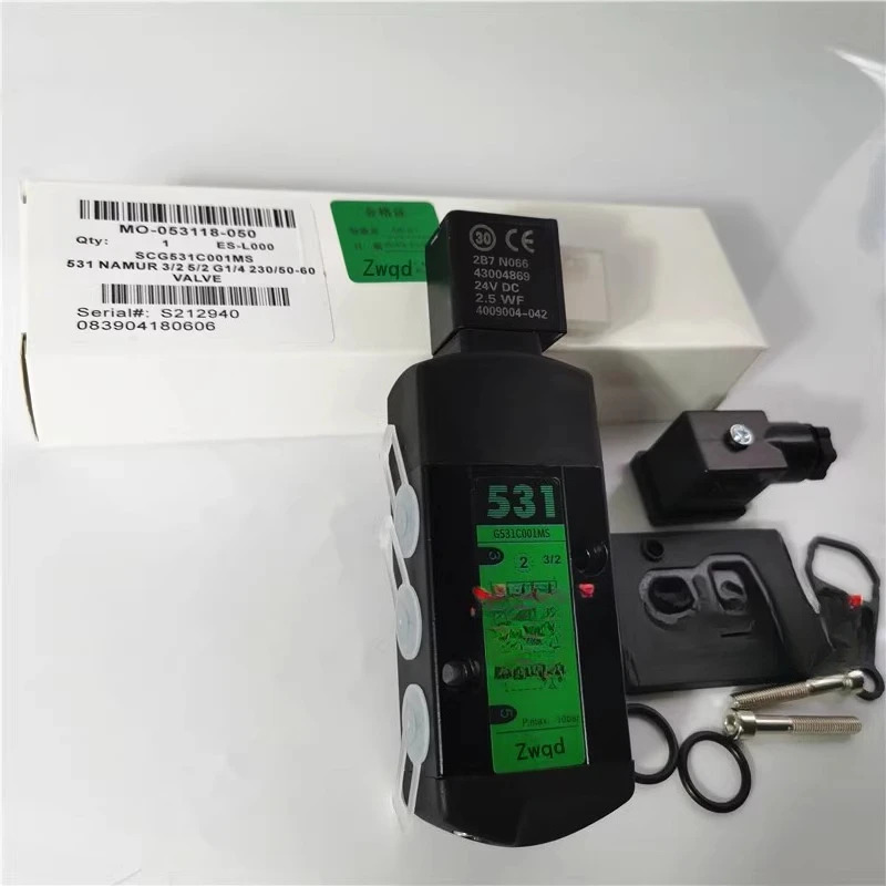 전자기 밸브 SCG531C001MS 반전 플레이트 베니어는 G531C001따라 설치됩니다.