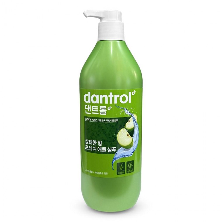 댄트롤 프레쉬 애플 비듬 영양 샴푸 린스 겸용 820ml - 상품 이미지