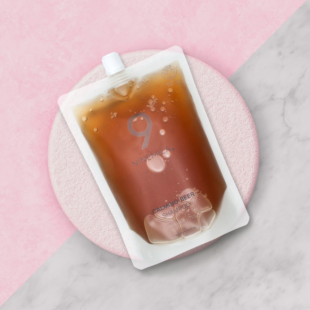 약산성 카밍 비어 맥주 효모 탈모 완화 샴푸 리필 500mL - 상세 이미지 4