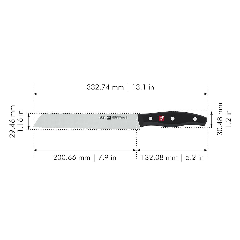 ZWILLING TWIN 시그니처 20.3cm(8인치) 브레드 나이프 - 상세 이미지 3