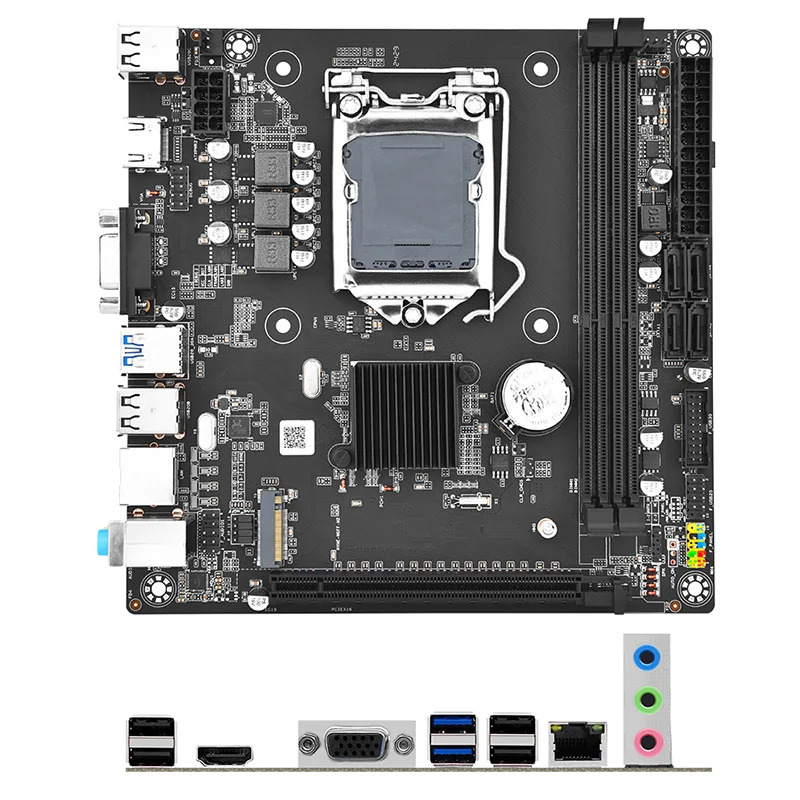B75M-I 메보드 데스크탑 홈오피스 소형 보드 DDR3 메모리 LGA-1155 지원 M.2 NVME 부품