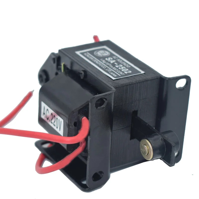 특성을 가진 SA-2502 AC 푸시-풀 견전자기 코일 흡입력 1.5KG 스트로크 15MM220V 380V