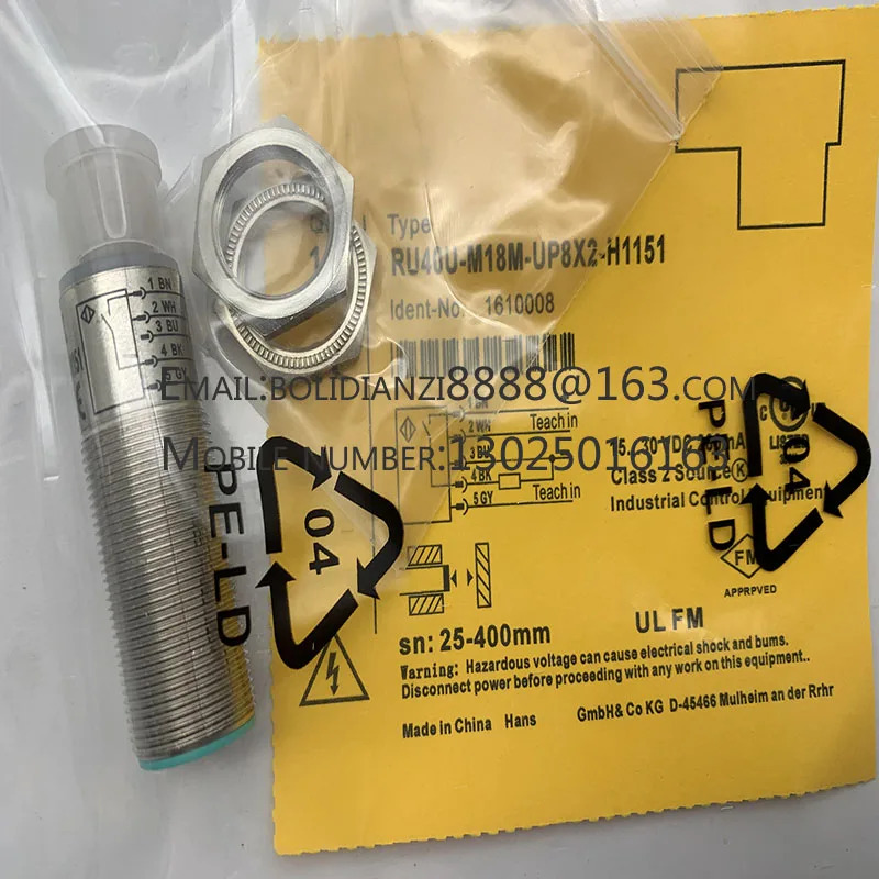 RU40U-M18M-UP8X2-H1151 오리지널 초음파 센서