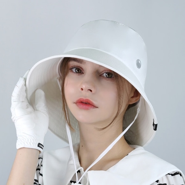 루페오 롱앤와이드 스트링 방수 골프 버킷햇 벙거지 모자 - 상품 이미지