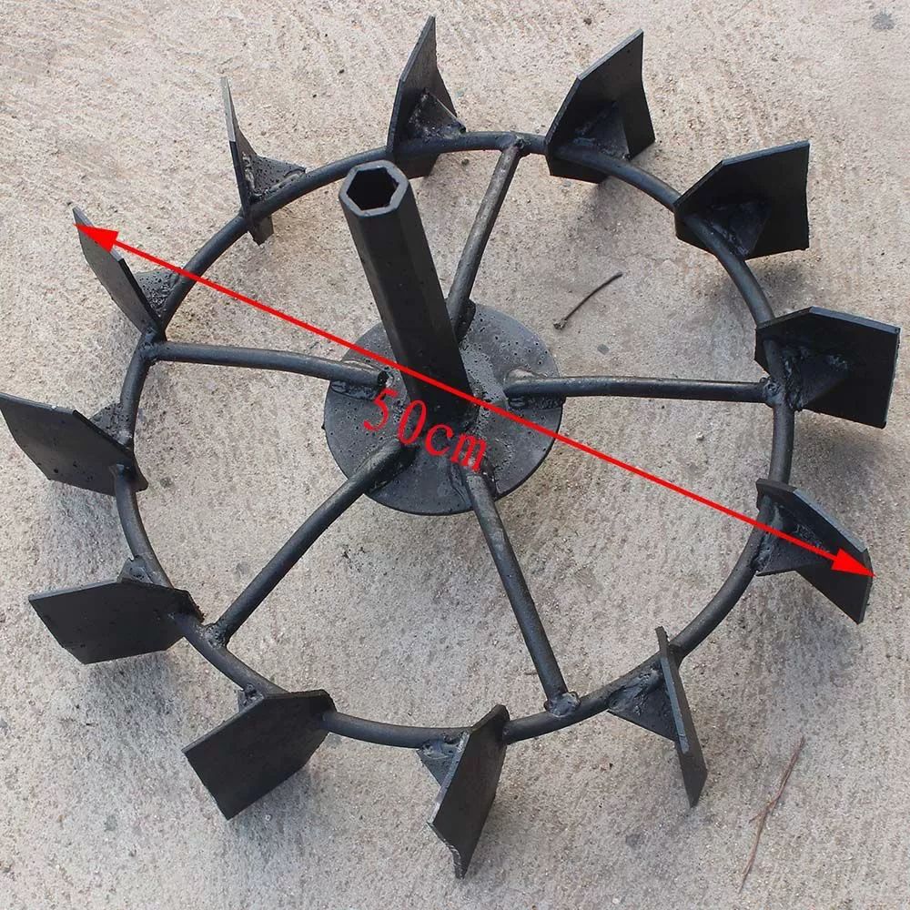 경운기 바퀴 휠 철 텃밭 농업용 농기계관리기 쟁기 트랙터 농업 내경 2.3cm + 외경 35cm - 상세 이미지 2