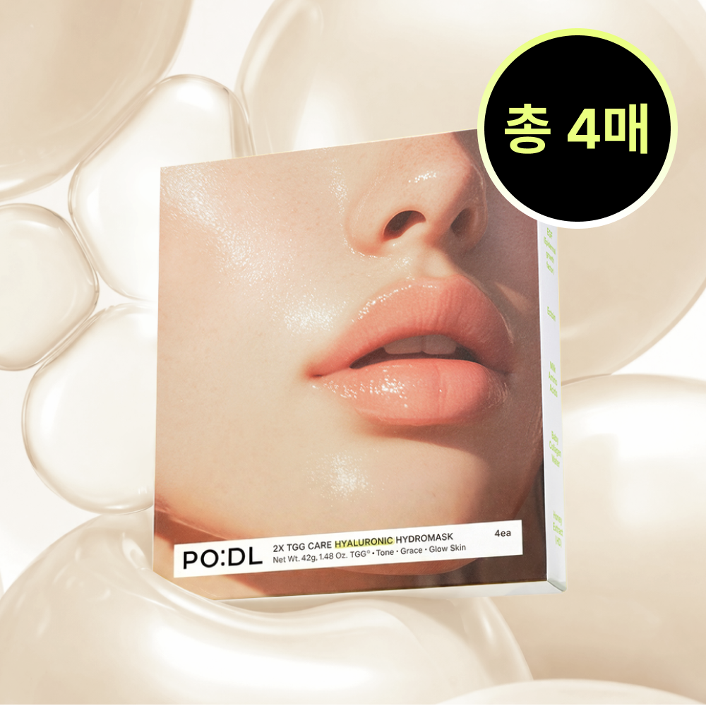 포들 톤결광 TGG 올인원 앰플 겔마스크팩 4매, 1개 - 상품 이미지