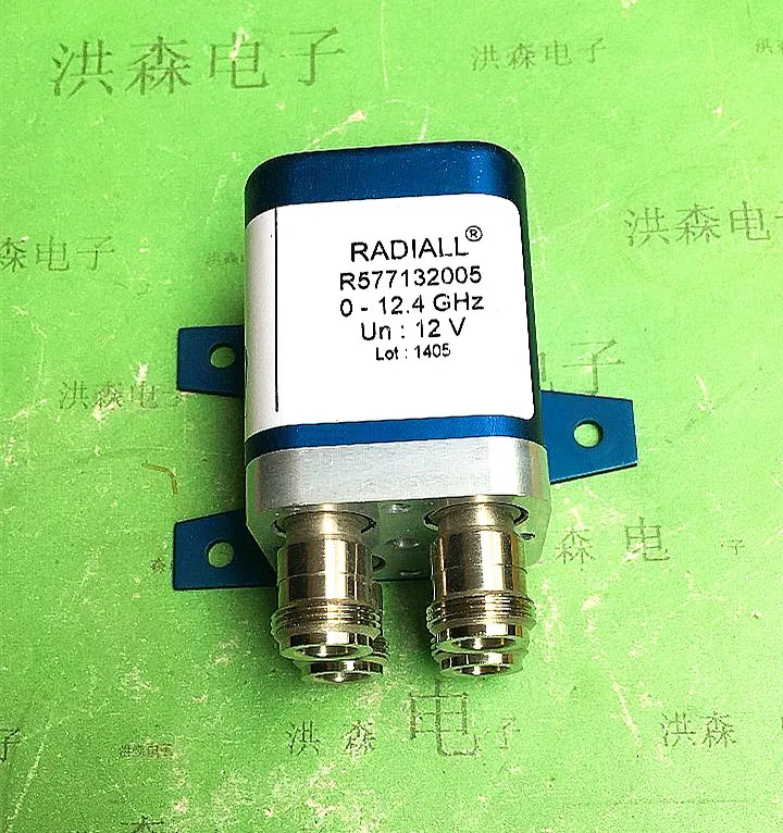 RADIALL N RF 마이크로파 동축 스위치 R577132005 12V 12.4GHz