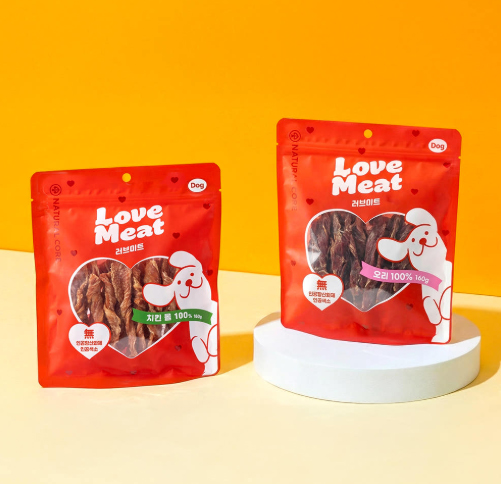 네츄럴코어 러브미트 치킨롤 100% 160g 이미지 6