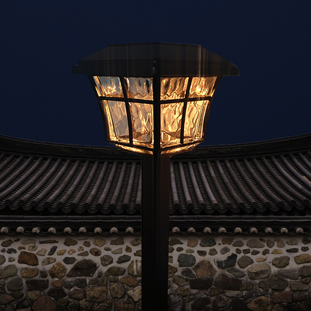 태양열 조명 태양광 정원등 야외 경관조명 마당 격자유리 S9NR 이미지 8