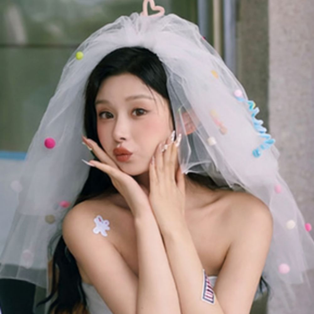 셀프웨딩베일 웨딩스냅소품 숏베일 면사포 브라이덜샤워 이미지 8