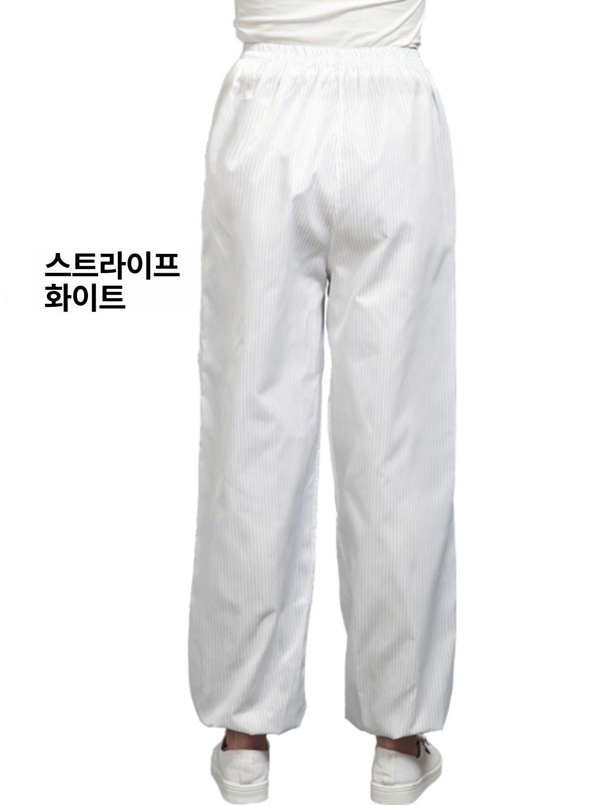 방진복 하의 반도체 위생복 빅사이즈 방역 보호 도장 L 블루 S - 상세 이미지 3