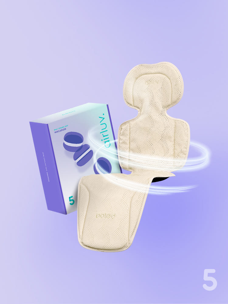 폴레드 POLED 폴레드 에어러브5 마카롱 무선리모콘 통풍 쿨시트 유모차 카시트 라이너