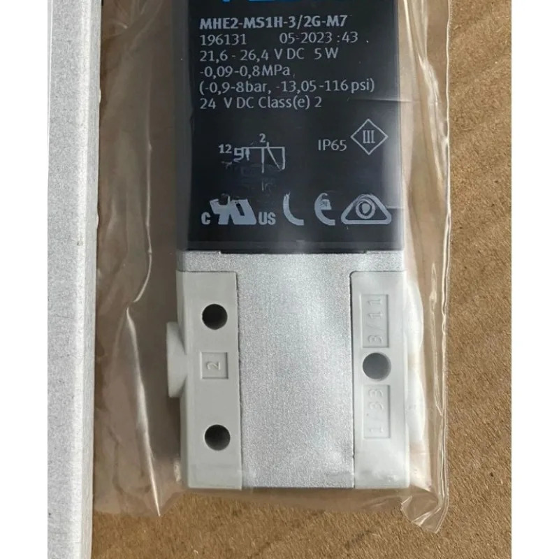 FESTO 솔레노이드 밸브 MHE2-MS1H-3/2G-M7 196131부품 새