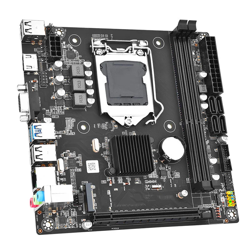B75M-I 메보드 데스크탑 홈오피스 소형 보드 DDR3 메모리 LGA-1155 지원 M.2 NVME 부품