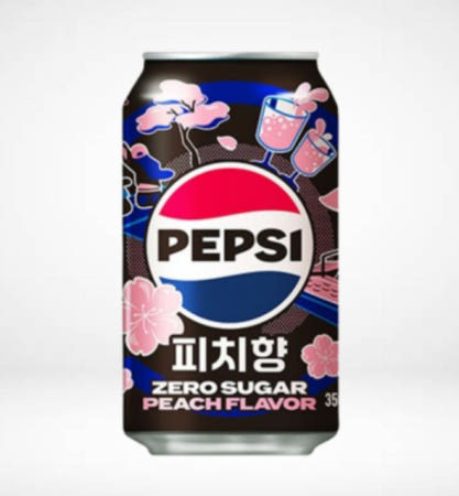 롯데칠성음료 펩시제로슈거 피치향 355ml x 48개입