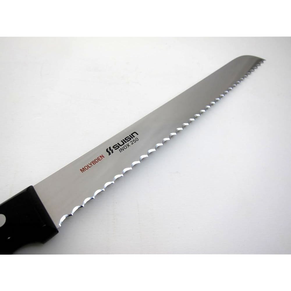 Houcho. com Suisin Inox 웨스턴 스타일 정품 250mm(9.8인치) 스틸 나이프 시리즈, 사카이 이녹스 브레드 제조, - 상세 이미지 2
