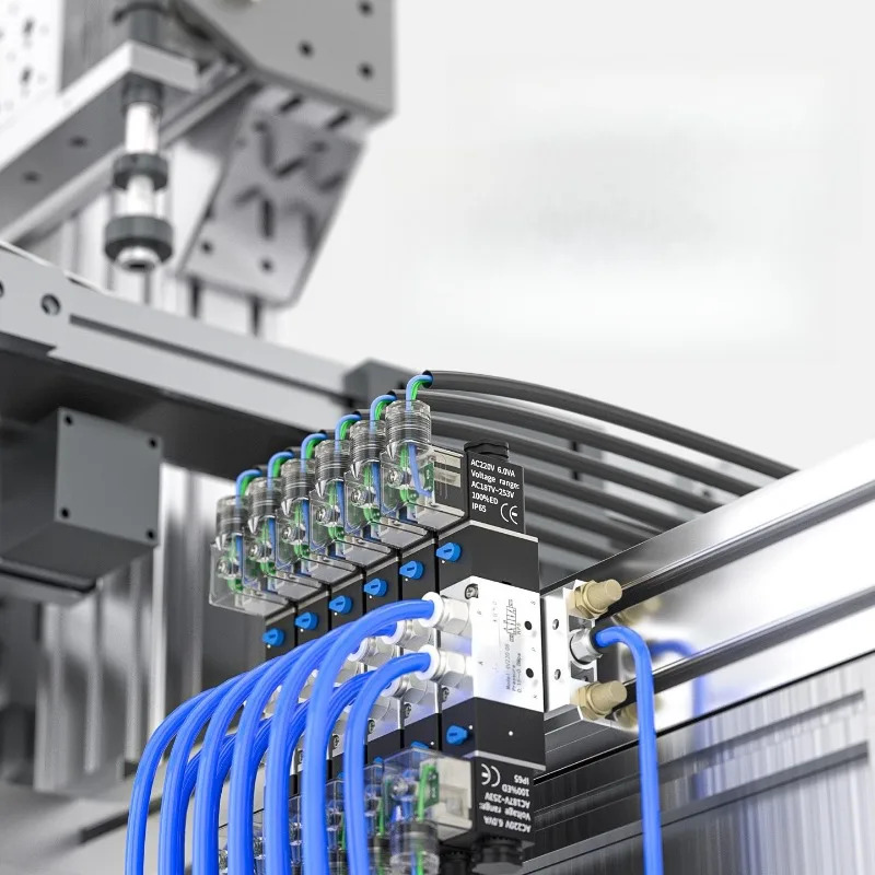 야덱 타입 4V230C-08 솔레노이드 밸브 4V230-08 제어 12V24 전자기식
