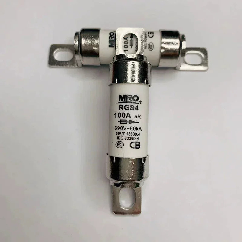 10PCS RGS4 32A 40A 50A 63A 75A 80A 100A 110A aR 690V MRO 퓨즈