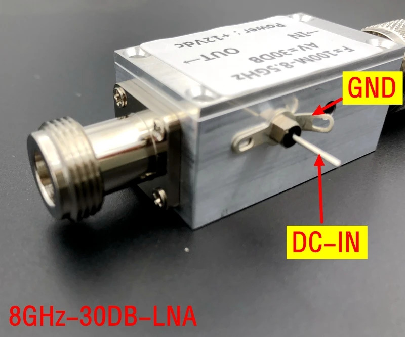 LNA 100MHz  8.5GHz 저잡음 증폭기 RF CNC 쉘 고선형성