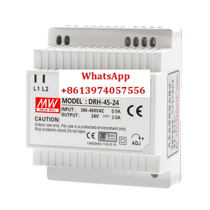 DRH-60-24 스위칭 전원공급장치 380V 12V24V 레일 장착 5V 변압기 30W45W60W DC