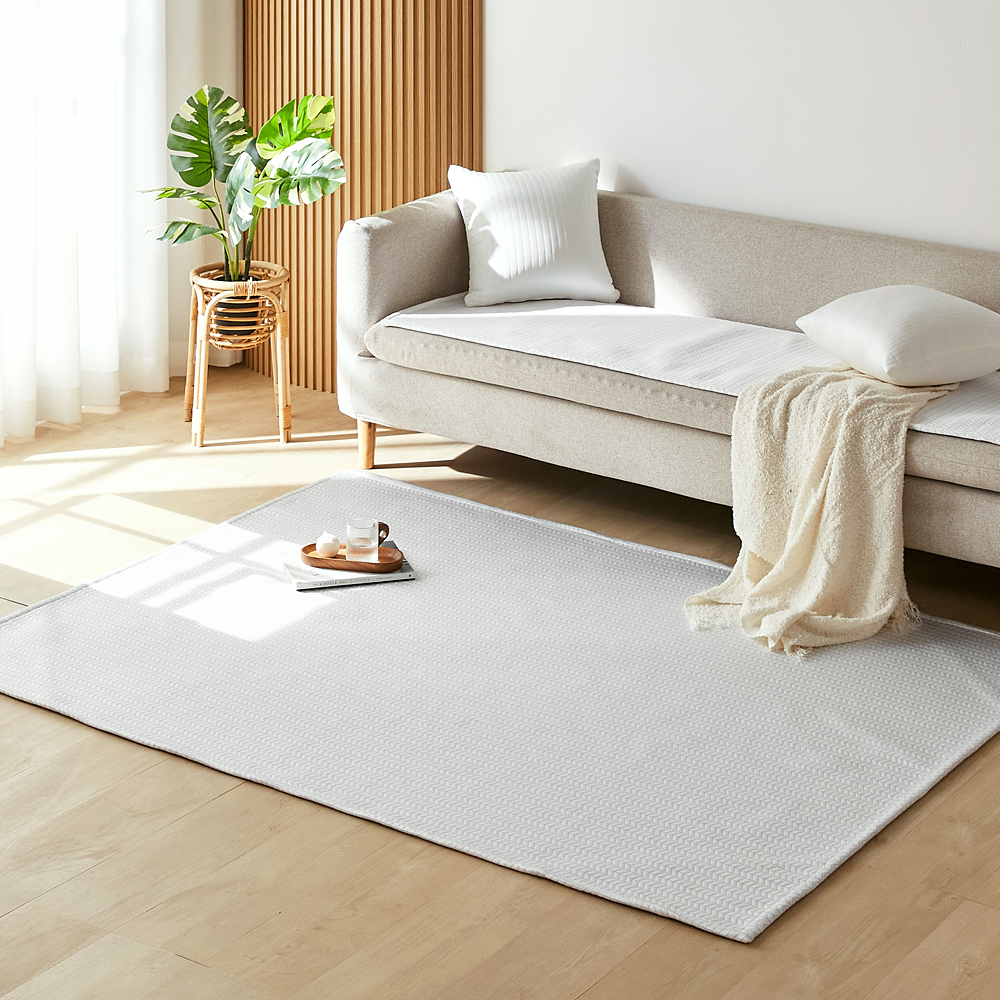 멜로웨이 차숨 듀라론 냉감소재 쿨매트 러그 카페트 V자, XL(200x300) 이미지 6
