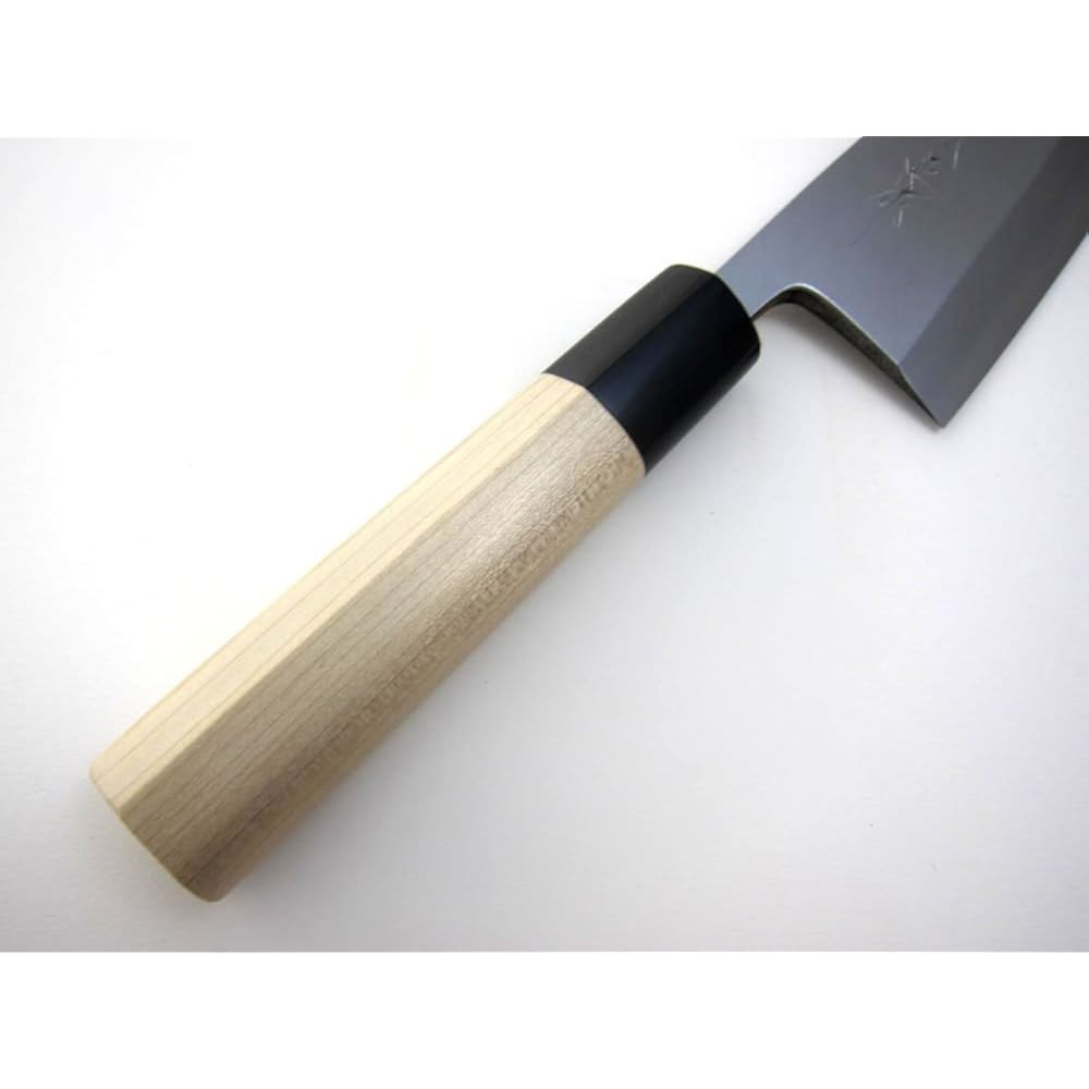 Houcho. com Sakai Ajimasa, 정품 사카이 카스미 나이프 데바 제조, 150mm(5.9인치) 스틸 화이트 - 상세 이미지 3