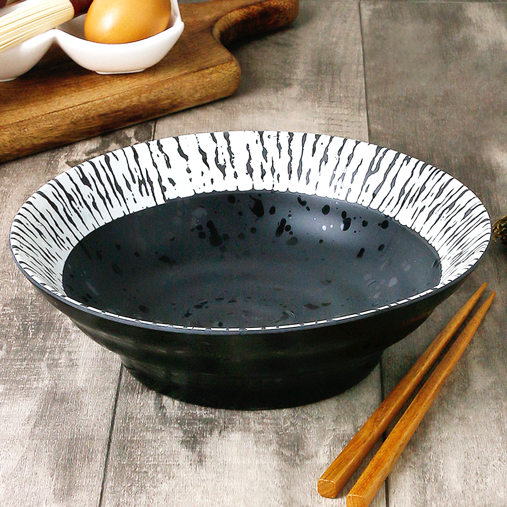 일식 중국집 멜라민 탕수육 돈까스 카레 볶음밥 샐러드 접시 그릇 22.3cm, 투톤웰빙 - 상세 이미지 2