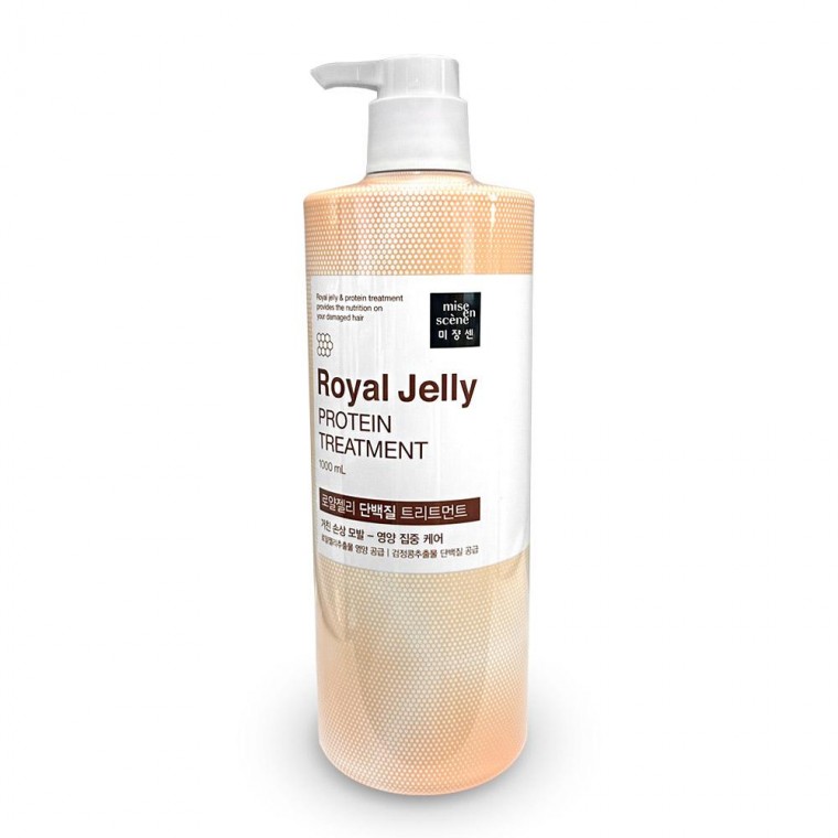 미쟝센 로얄젤리 단백질 영양 손상 케어 트리트먼트 1000ml - 상품 이미지