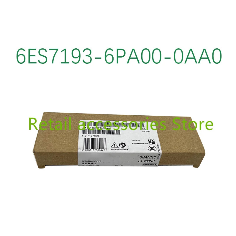 오리지널 6ES7193-6PA00-0AA0 6ES7 193-6PA00-0AA0 오리지널 산업용 신품