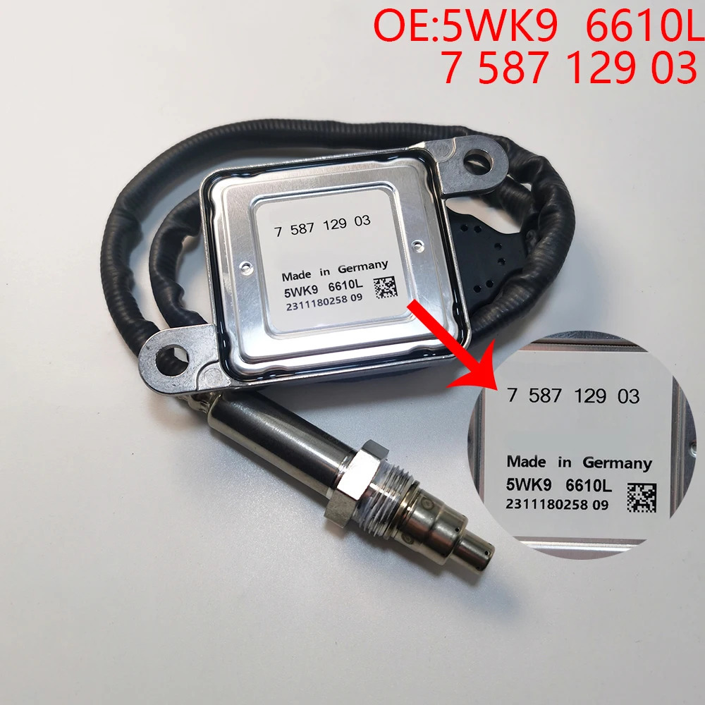 E93 E90 E82 E88 E87 E91 E60 F10 N53 NOX 센서 5WK9 6610L 758712903 5WK96610L