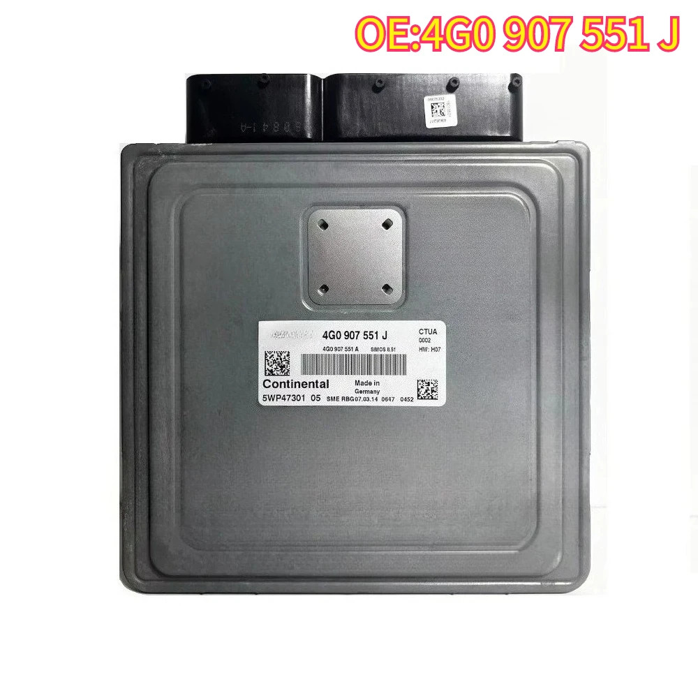 4G0 907 551 J 엔진 제어 장치 ECU 모듈 ECM OEM SIMOS 8.51 칩 2010- 아우디호환 A3 A4 A6 8p