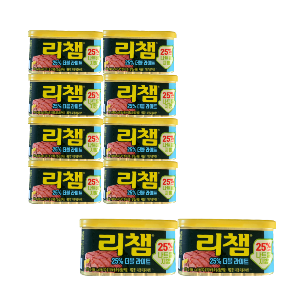 동원 리챔 더블라이트 200g x10캔 통조림 햄 - 상품 이미지