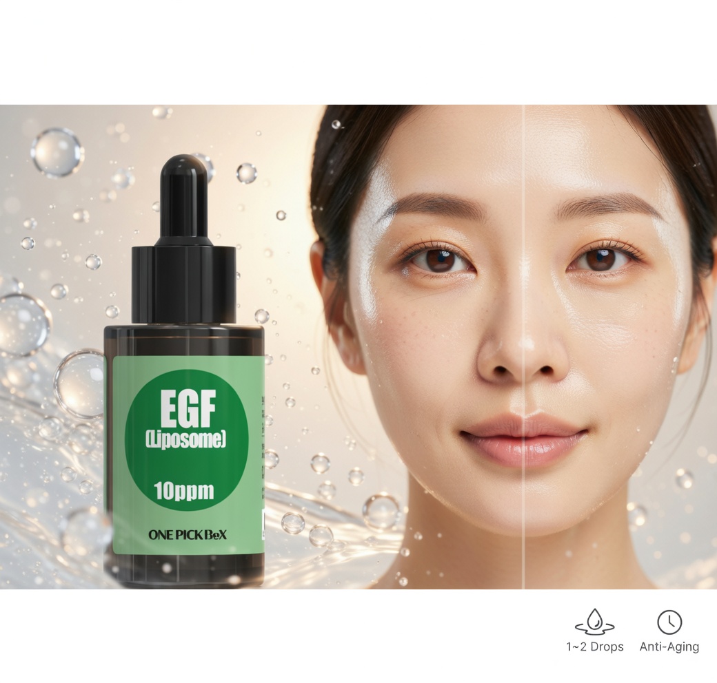 EGF 리포좀 원액 10ppm 30ml 원픽플렉스 피부 회복 항노화 FGF 안티에이징 이미지 3