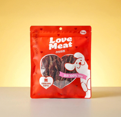 네츄럴코어 러브미트 오리롤 100% 160g - 상품 이미지