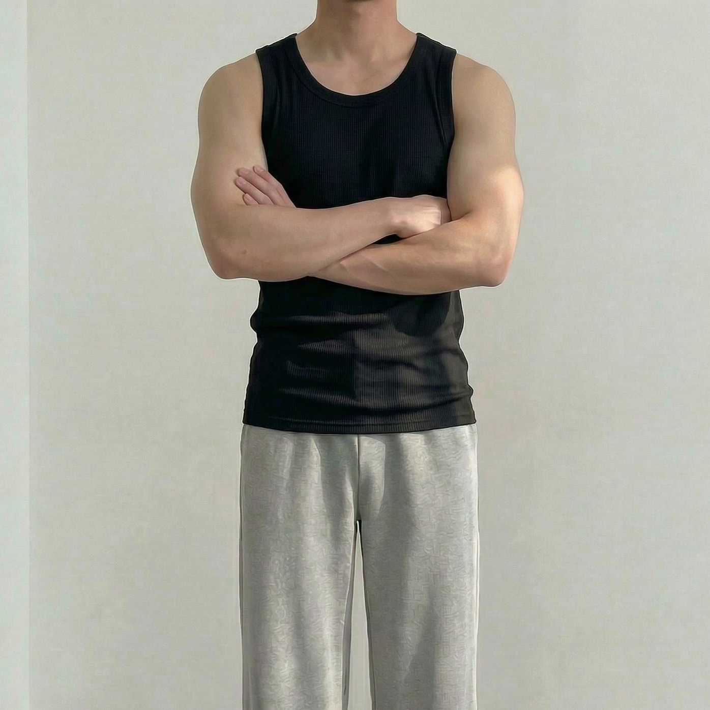 머슬핏나시 망고나시 레이어드나시 남자골지나시 이미지 6