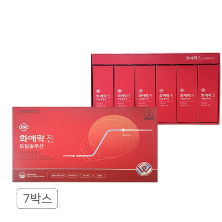 정관장 화애락 진 토탈솔루션 (터닝미리뉴얼) 70ml 30포 7개 여성갱년기 국내산 홍삼농축액