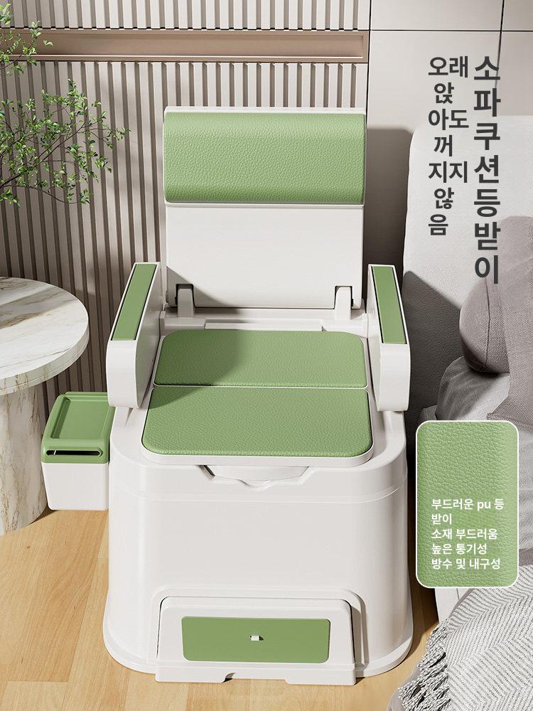 휴대용 소변기 좌변기 실내 변기의자 화장실 노인용 방용 - 상세 이미지 5