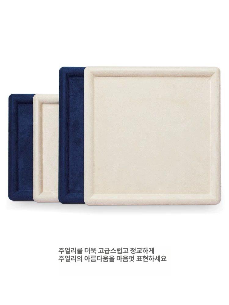 받침대 디스플레이 벨벳 직사각형 쥬얼리 액세서리 진열대 - 상세 이미지 4