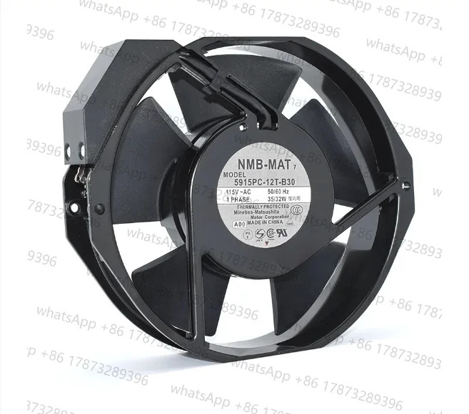 170x150x38MM 알루미늄프레임 냉각 5915PC-20T-B30 200V 5915PC-12T-B30 AC115V 35/32W NMB 삽입 기계 도구 쿨링팬 신