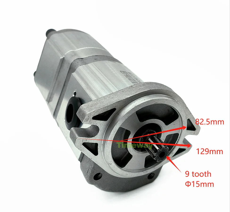 CBK 시리즈 20cc/r 16cc/r 기어 펌프 CBK1020-1016-A15FR 유압 더블