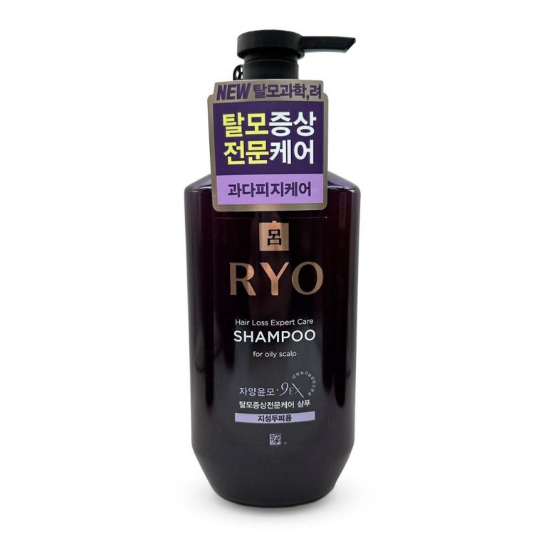 려 자양윤모 9EX 증상케어 샴푸 400ml 지성두피용 - 상품 이미지