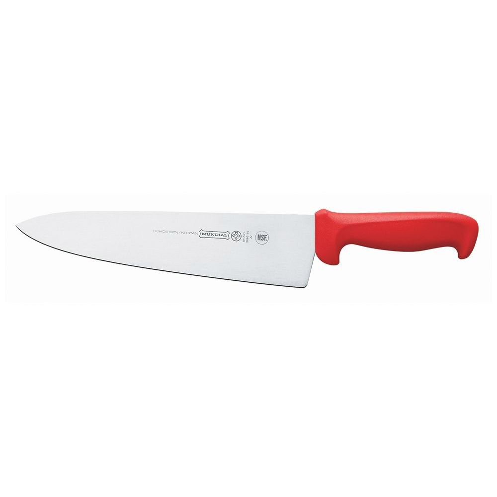 Mundial 5600 시리즈 25.4cm(10인치) 셰프 나이프, 포함 손잡이 폴리프로필렌 - 주방 레드 필수품 등급 전문가 - 상품 이미지