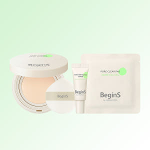 비긴스 바이 정샘물 포어 케어링 메쉬 쿠션 (본품) 15g SPF50+ ... 솔직 후기 | 피부 타입별 분석 - 상품 이미지 1