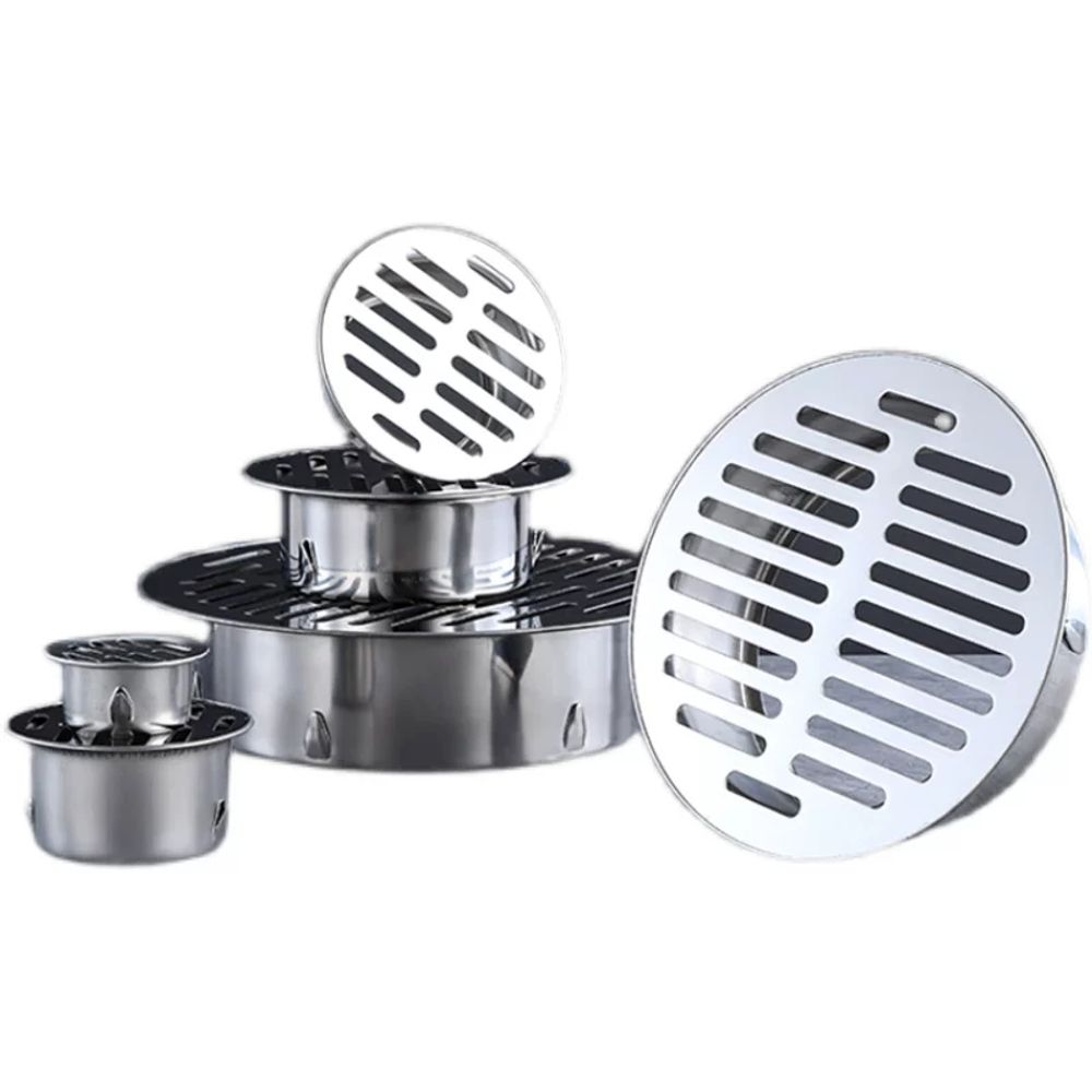 원형 스텐 배수구 하수구 덮개 스테인레스 화장실 트랩 욕실 거름망 뚜껑 A. 40mm 삽입 - 상세 이미지 5
