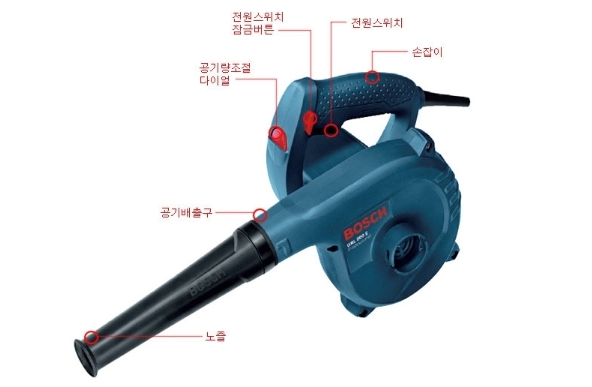 송풍기 청소기 브로워 낙엽청소 제설작업 블로워 보쉬 브로워 블로워 청소기 휴대 바람 - 상세 이미지 3