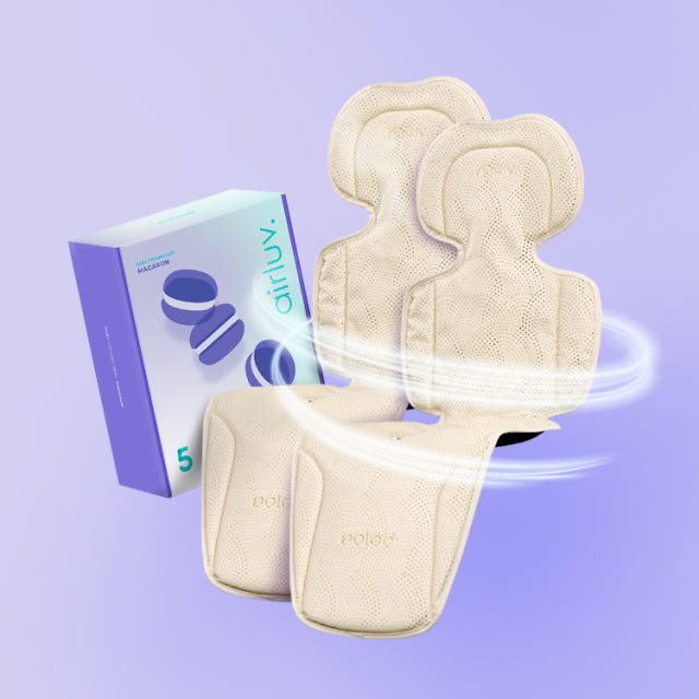 폴레드 에어러브5 마카롱 무선리모콘 통풍 쿨시트 유모차 카시트 라이너