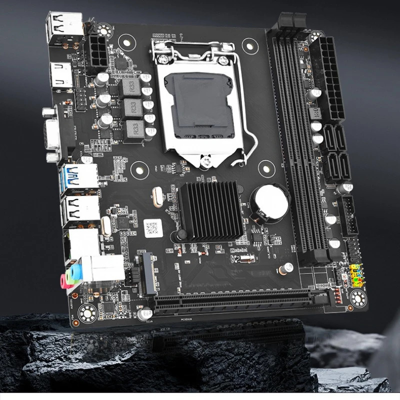 B75M-I 메보드 데스크탑 홈오피스 소형 보드 DDR3 메모리 LGA-1155 지원 M.2 NVME 부품