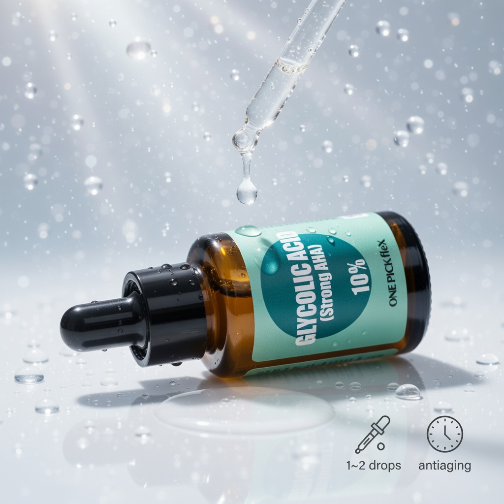 AHA 아하 글라이콜릭애씨드 10% 30ml 원픽플렉스 피부결 트러블 각질 모공 케어 이미지 2